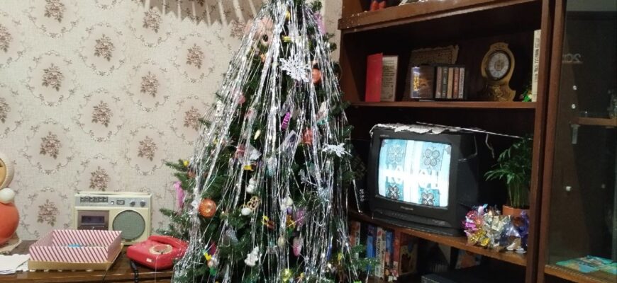 Квартира СССР елка новый год